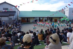 大きな歓声の中、運動会が行われました