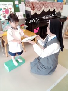 まりあ組・かおり組　お誕生会(4月生まれ)