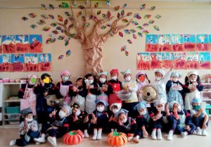 さつまいも豚汁クッキング＆保育参観