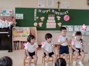ばら組☆8・9月生まれのお誕生会