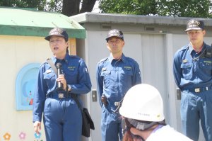 総合訓練がありました。