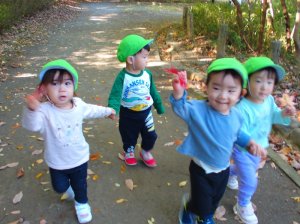 秋の遠足　すみれ組