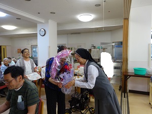 母の日で～す。