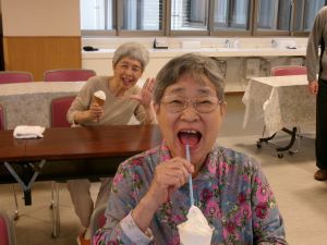 おいしくてえがお・笑顔