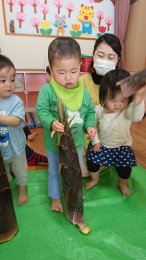 旬の筍　（りす組うさぎ組）