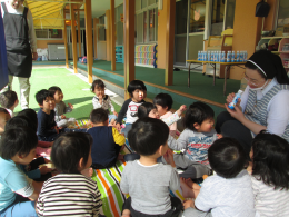 おやつです。うれしいな！（ぱんだ組）