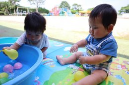水風船遊びをしたよ